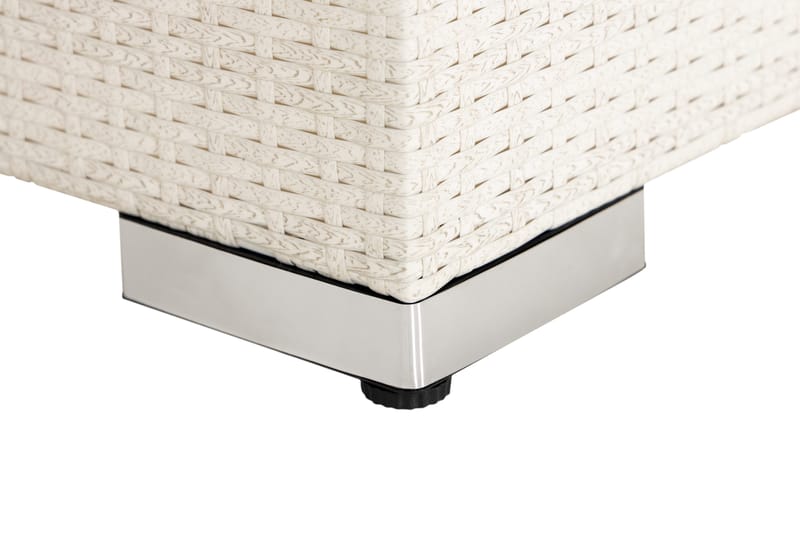 Høyremodul Bahamas 140 cm - Hvit - Hagemøbler & utemiljø - Øvrig hagemøbler - Moduler