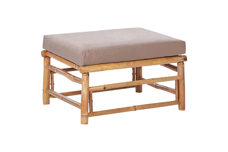 Hagefotskammel Cerreto Beige/lyst tre, Beige/lyst tre