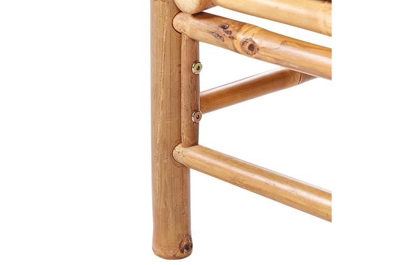 Hagefotskammel Cerreto Hvit/lyst tre - Hvit/lyst tre - Hagemøbler & utemiljø - Øvrig hagemøbler - Moduler