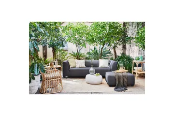 Hagekrakk Hollandia - Grå - Hagemøbler & utemiljø - Øvrig hagemøbler - Moduler - Fotskammel & krakk utendørs