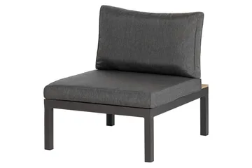 Hageloungeelement La Vida - Antrasitt - Hagemøbler & utemiljø - Øvrig hagemøbler - Moduler - Midtmodul hagesofa