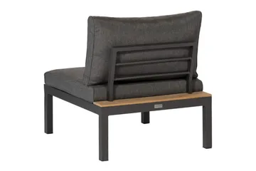 Hageloungeelement La Vida - Antrasitt - Hagemøbler & utemiljø - Øvrig hagemøbler - Moduler - Midtmodul hagesofa