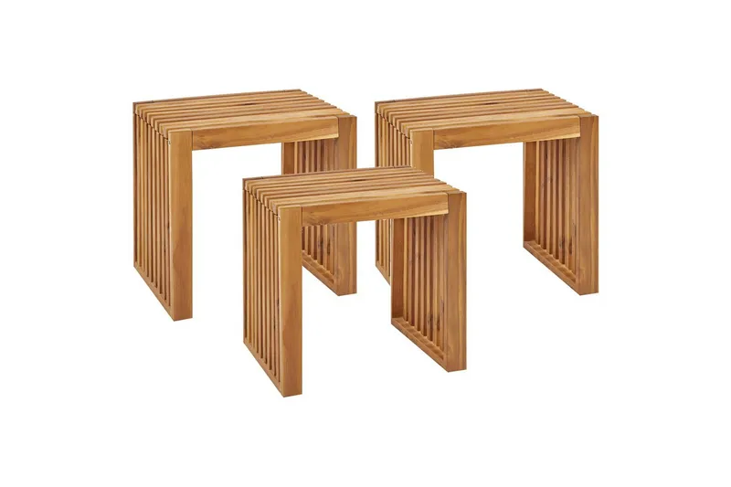 Hagestol sett med 3 Bellano