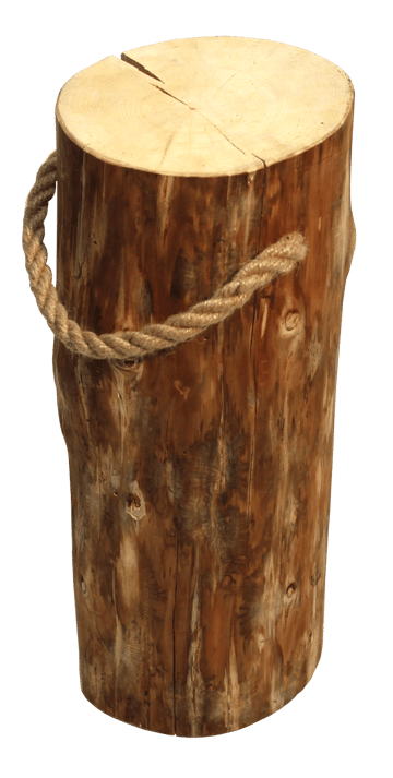 Hillerstorp EcoFurn stubbe Pölkky 60 cm Ø25–35 cm - Natur - Hagemøbler & utemiljø - Øvrig hagemøbler - Moduler - Fotskammel & krakk utendørs