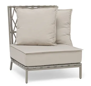 Hillerstorp Jet Set loungesofa midtdel - Beige - Hagemøbler & utemiljø - Øvrig hagemøbler - Moduler - Midtmodul hagesofa