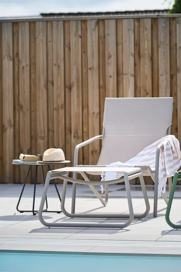 Hillerstorp Sandholma fotskammel beige - Beige - Hagemøbler & utemiljø - Øvrig hagemøbler - Moduler - Fotskammel & krakk utendørs