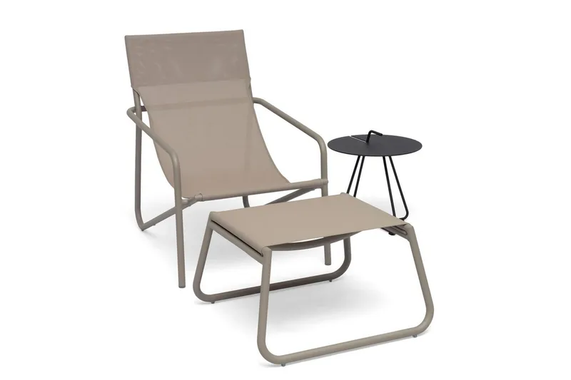 Hillerstorp Sandholma fotskammel beige - Beige - Hagemøbler & utemiljø - Øvrig hagemøbler - Moduler - Fotskammel & krakk utendørs