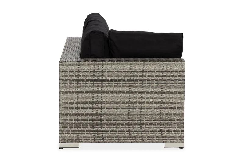 Høyremodul Bahamas 140 cm - Grå - Hagemøbler & utemiljø - Øvrig hagemøbler - Moduler - Hjørnemodul hagesofa