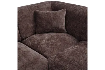 Hjørnesofa Sky - Varm brun, Høyre - Møbler - Sofaer - Hjørnesofaer - Hjørnesofa med divan