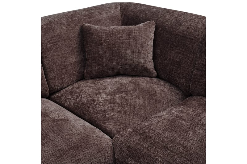 Hjørnesofa Sky - Varm brun, Høyre - Hagemøbler & utemiljø - Øvrig hagemøbler - Moduler