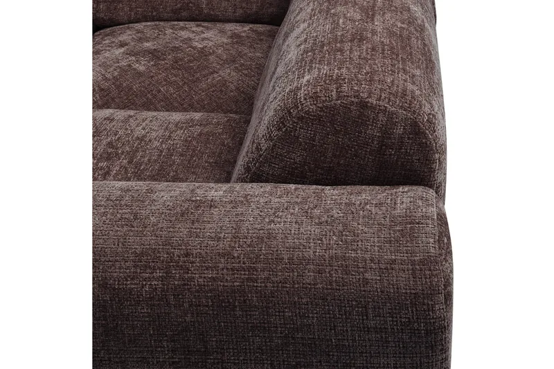 Hjørnesofa Sky - Varm brun, Høyre - Møbler - Sofaer - Hjørnesofaer - Hjørnesofa med divan