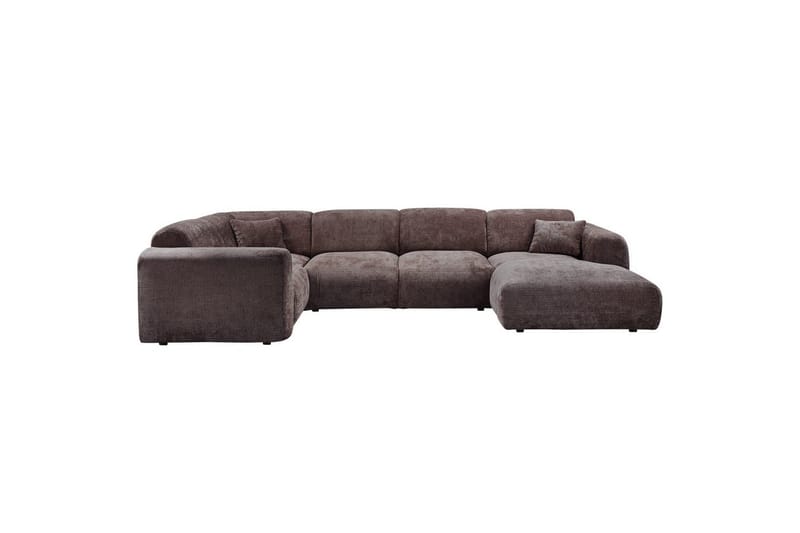 Hjørnesofa Sky - Varm brun, Venstre - Møbler - Sofaer - Hjørnesofaer - Hjørnesofa med divan