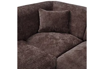 Hjørnesofa Sky - Varm brun, Venstre - Møbler - Sofaer - Hjørnesofaer - Hjørnesofa med divan