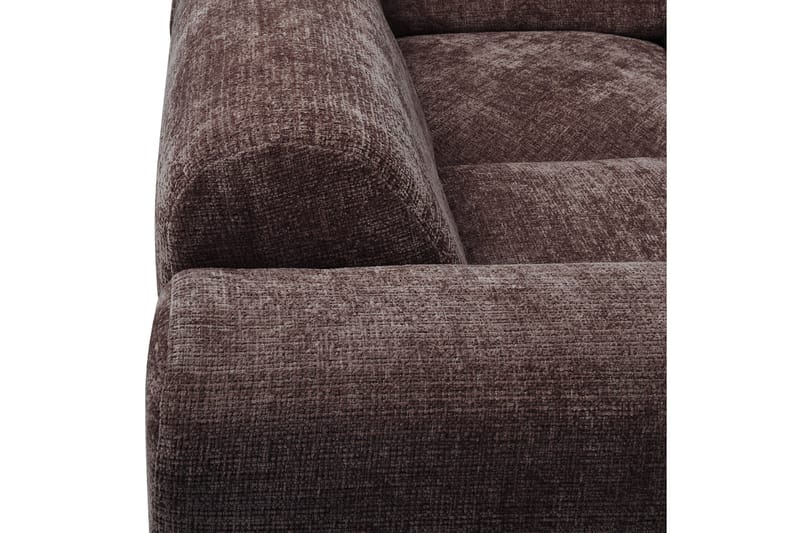 Hjørnesofa Sky - Varm brun, Venstre - Møbler - Sofaer - Hjørnesofaer - Hjørnesofa med divan