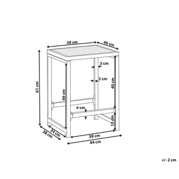 Krakk Avetrana - Hagemøbler & utemiljø - Øvrig hagemøbler - Moduler - Fotskammel & krakk utendørs