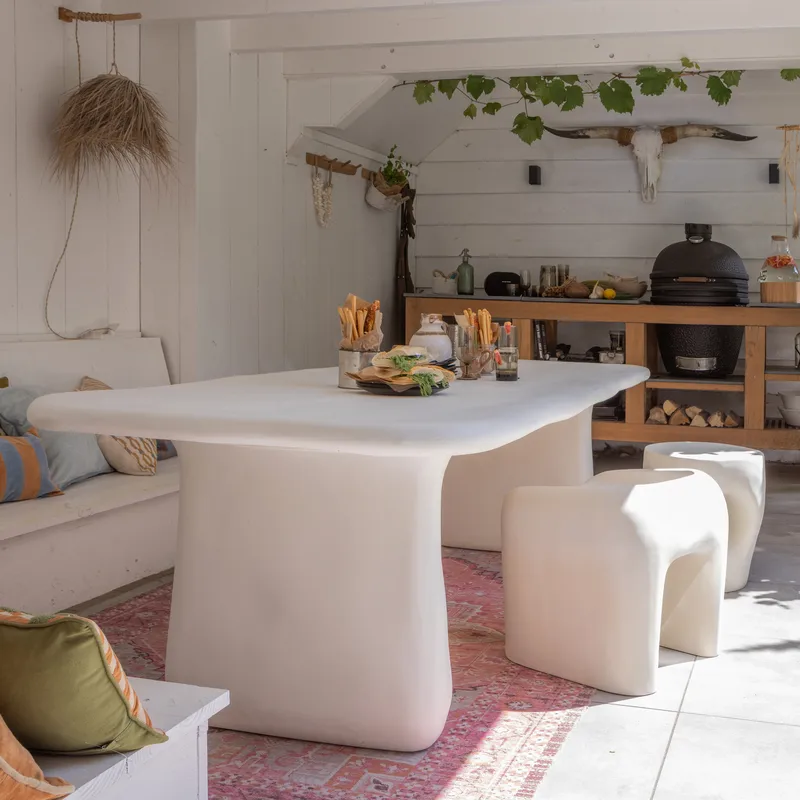 Krakk Nivo 52 cm utendørs - Natur - Hagemøbler & utemiljø - Øvrig hagemøbler - Moduler - Fotskammel & krakk utendørs