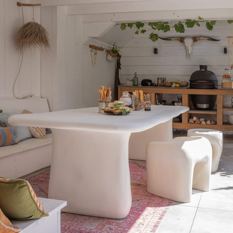 Krakk Nivo 52 cm utendørs - Natur - Hagemøbler & utemiljø - Øvrig hagemøbler - Moduler - Fotskammel & krakk utendørs