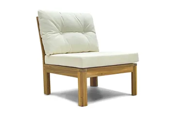 Lindha Midtmodul - Beige - Hagemøbler & utemiljø - Øvrig hagemøbler - Moduler - Midtmodul hagesofa