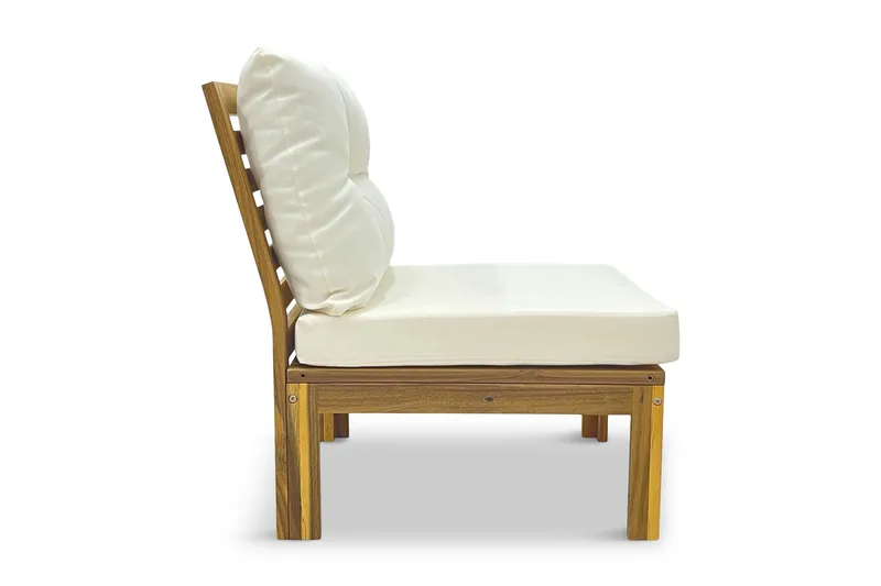 Lindha Midtmodul - Beige - Hagemøbler & utemiljø - Øvrig hagemøbler - Moduler - Midtmodul hagesofa