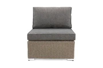 Marcus Midtmodul m Pute - Grå - Hagemøbler & utemiljø - Øvrig hagemøbler - Moduler - Midtmodul hagesofa