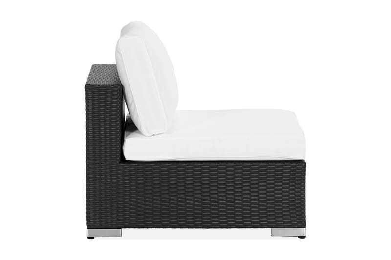 Midtdel Bahamas - Svart - Hagemøbler & utemiljø - Øvrig hagemøbler - Moduler - Midtmodul hagesofa
