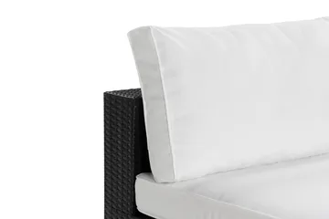 Midtdel Bahamas - Svart - Hagemøbler & utemiljø - Øvrig hagemøbler - Moduler - Midtmodul hagesofa