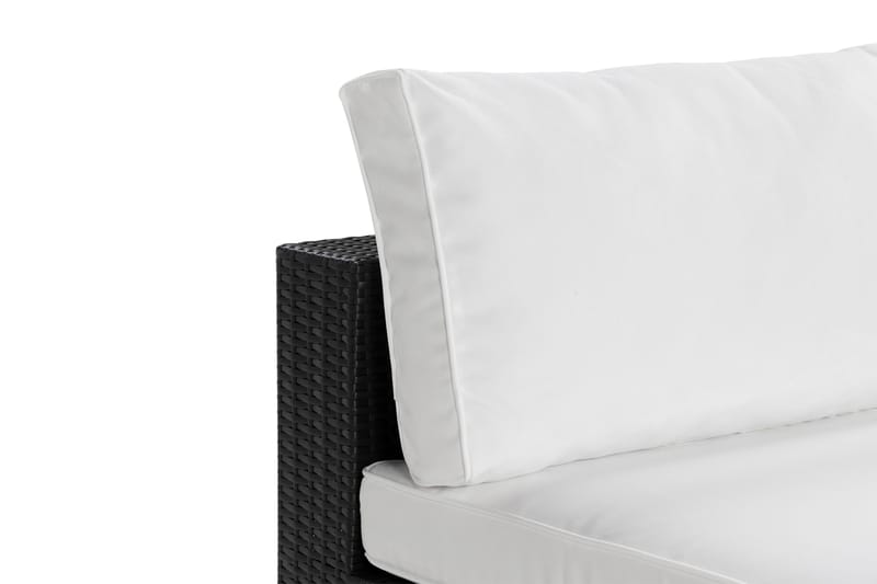 Midtdel Bahamas - Svart - Hagemøbler & utemiljø - Øvrig hagemøbler - Moduler - Midtmodul hagesofa