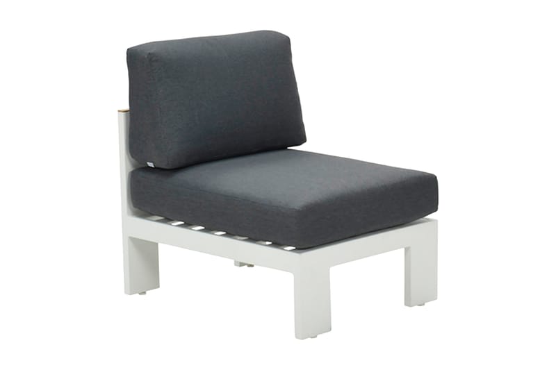 Midtmodul Cube Hvit/Svart - Moduler - Midtmodul hagesofa
