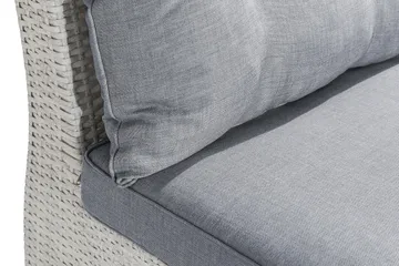 Midtmodul James Til Sofa - Hvit - Hagemøbler & utemiljø - Øvrig hagemøbler - Moduler - Midtmodul hagesofa
