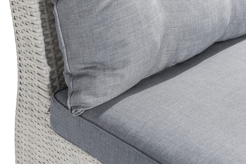Midtmodul James Til Sofa - Hvit - Hagemøbler & utemiljø - Øvrig hagemøbler - Moduler - Midtmodul hagesofa