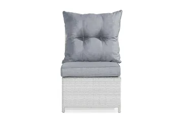 Midtmodul James Til Sofa - Hvit - Hagemøbler & utemiljø - Øvrig hagemøbler - Moduler - Midtmodul hagesofa
