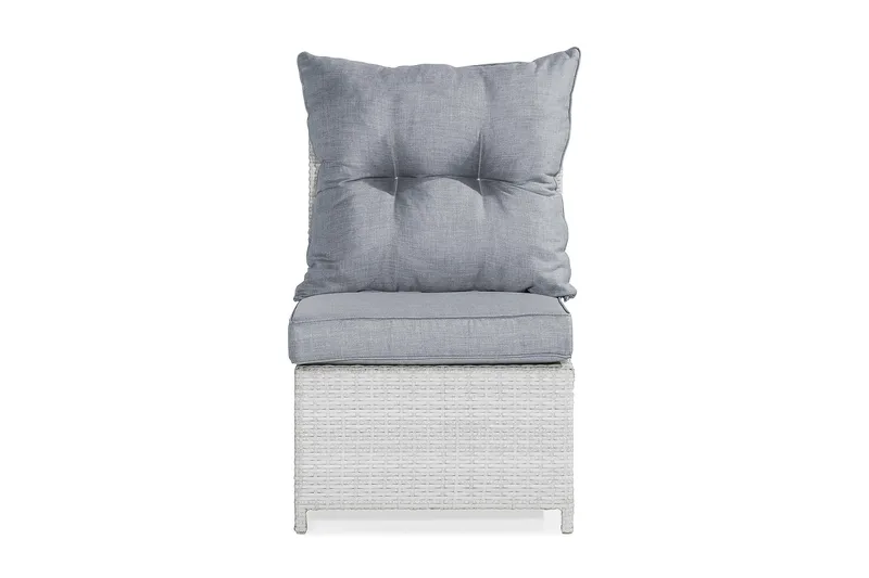 Midtmodul James Til Sofa - Hvit - Hagemøbler & utemiljø - Øvrig hagemøbler - Moduler - Midtmodul hagesofa