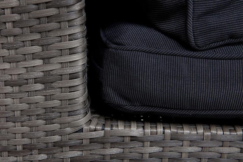 Midtmodul Wisconsin Kunstrotting/Grå/Brun - Grå - Hagemøbler & utemiljø - Øvrig hagemøbler - Moduler - Midtmodul hagesofa