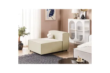 Mittmodul Beliani Aprica Beige||Black - Hagemøbler & utemiljø - Øvrig hagemøbler - Moduler - Midtmodul hagesofa