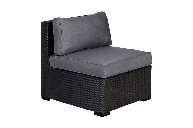 Modulsofa Sevilla 84x71xH65 cm Mittmodul Svart - Midtmodul hagesofa - Moduler