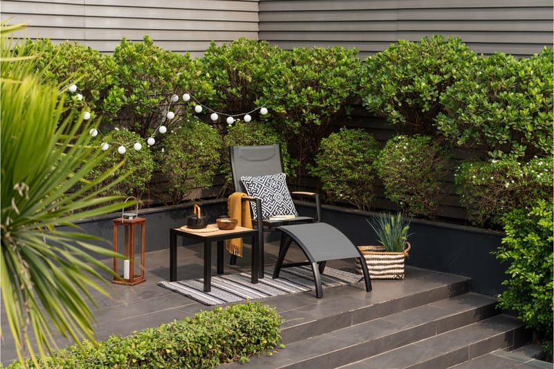 Panama Fotpall 62x48 cm Svart - Lifestyle Garden - Hagemøbler & utemiljø - Øvrig hagemøbler - Moduler