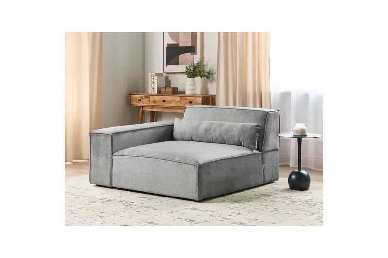 Sittsektion Beliani Hellnar Dark grey - Hagemøbler & utemiljø - Øvrig hagemøbler - Moduler