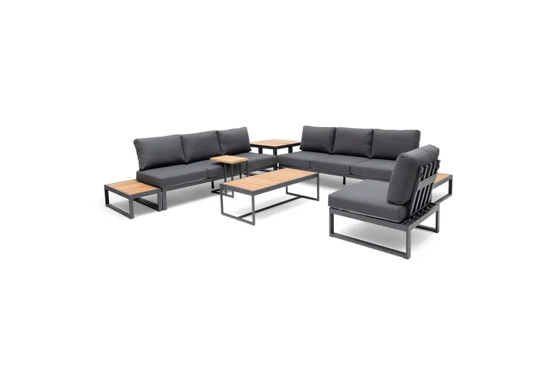 Sofa Hillerstorp Oxelunda Midtdel Grå - Hagemøbler & utemiljø - Øvrig hagemøbler - Moduler - Midtmodul hagesofa