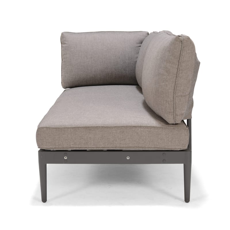 TOPAZ L-sofa 4-seter - Magnesiumgrå - Hagemøbler & utemiljø - Loungemøbler - Loungesofaer