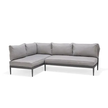 TOPAZ L-sofa 4-seter - Magnesiumgrå - Hagemøbler & utemiljø - Loungemøbler - Loungesofaer