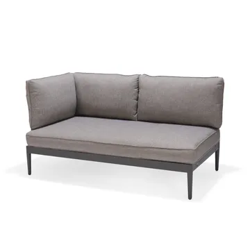 TOPAZ L-sofa 4-seter - Magnesiumgrå - Hagemøbler & utemiljø - Loungemøbler - Loungesofaer