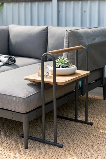 TOPAZ L-sofa 4-seter - Magnesiumgrå - Hagemøbler & utemiljø - Loungemøbler - Loungesofaer