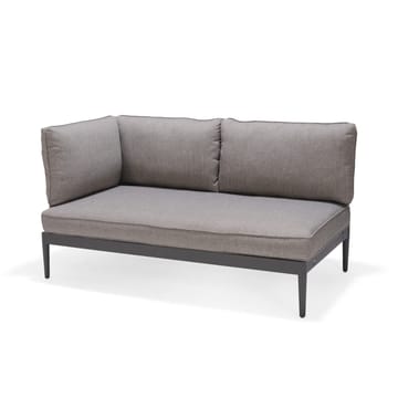 TOPAZ Sofa 2-seter venstre/høyre - Tre/Grå - Hagemøbler & utemiljø - Øvrig hagemøbler - Moduler