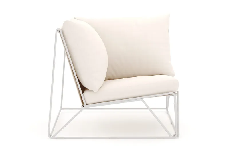 Usteryd Hjørnemodul Utendørs - Beige/Beige - Hagemøbler & utemiljø - Øvrig hagemøbler - Moduler