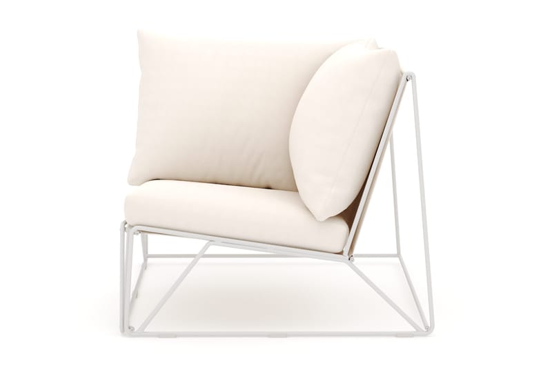 Usteryd Hjørnemodul Utendørs - Beige/Beige - Hagemøbler & utemiljø - Øvrig hagemøbler - Moduler