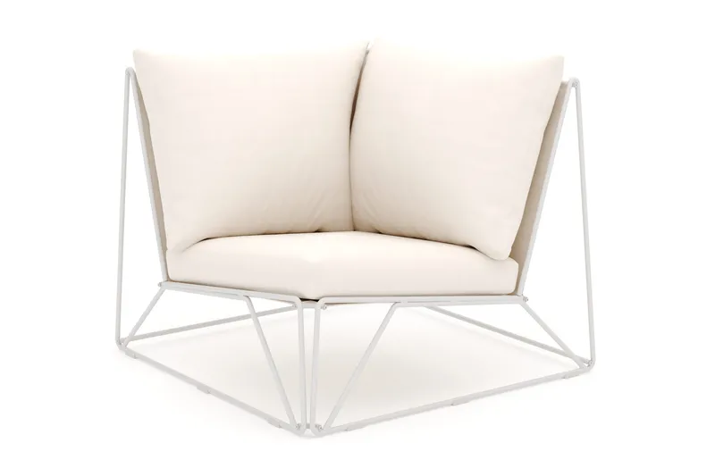 Usteryd Hjørnemodul Utendørs, Beige/Beige