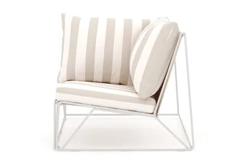 Usteryd Hjørnemodul Utendørs - Beige/Stripet - Hagemøbler & utemiljø - Øvrig hagemøbler - Moduler