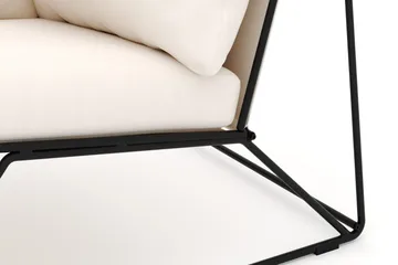 Usteryd Hjørnemodul Utendørs - Svart/Beige - Hagemøbler & utemiljø - Øvrig hagemøbler - Moduler