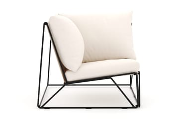 Usteryd Hjørnemodul Utendørs - Svart/Beige - Hagemøbler & utemiljø - Øvrig hagemøbler - Moduler