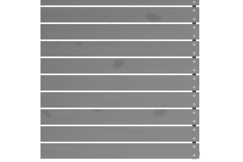 Utendørs midtsofa grå heltre furu - Grå - Midtmodul hagesofa - Moduler